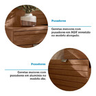 Cabeceira Casal Democrata Ripada - Santos Andirá