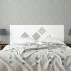 Cabeceira Casal Dominó Branco