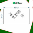 Cabeceira Casal Dominó Branco