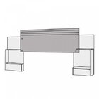 Cabeceira Casal E Queen 2 Mesas De Apoio Londres Leifer Ypê