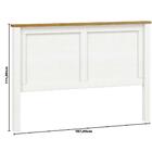 Cabeceira Casal Em Madeira 1,60 Linha Topázio - Branco/carval