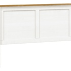 Cabeceira Casal Em Madeira 1,60 Linha Topázio - Branco/carval