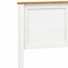 Cabeceira Casal Em Madeira 1,60 Linha Topázio - Branco/carval