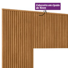 Cabeceira Casal Em Ripado Ilhabela Com Frame Linea Brasil