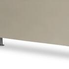 Cabeceira Casal Emilia 140cm Suede Bege - Fdecor