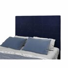 Cabeceira Casal Estofada 140cm Amandita Turkey Azul
