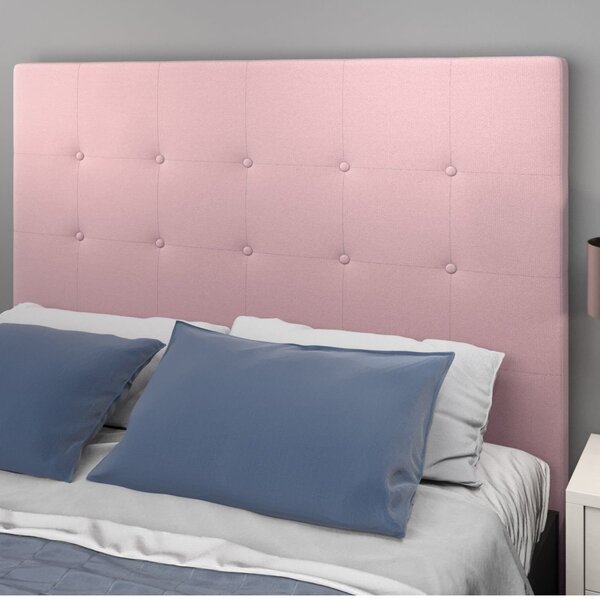 Cabeceira Casal Estofada 140cm Amandita Turkey Rose