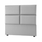 Cabeceira Casal Estofada 140cm Laka Espresso Móveis Branco