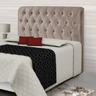 Cabeceira Casal Estofada 143cm Grécia  Palha