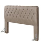Cabeceira Casal Estofada 143cm Grécia  Palha