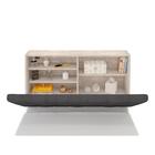 Cabeceira Casal Estofada Amarula Chumbo