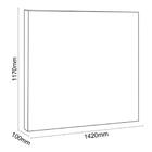 Cabeceira Casal Estofada Baronesa Suede Preto