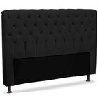 Cabeceira Casal Estofada Capitône Com Frame Paris 140 Cm Amas