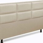 Cabeceira Casal Estofada Com Frame Praga 140/160 Cm  Linho Ar