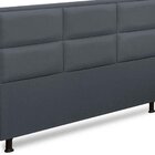 Cabeceira Casal Estofada Com Frame Praga 140/160 Cm  Linho Gr