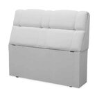 Cabeceira Casal Estofada Com Strass Itália 140 Cm Para Cama B