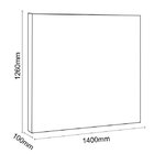 Cabeceira Casal Estofada Embaixatriz  Marrom Taupe