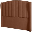 Cabeceira Casal Estofada Grey 140 Cm Para Cama Box Veludo Ter