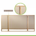 Cabeceira Casal Estofada Lambri Paropas By Ecosono Bege/palaz