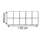 Cabeceira Casal Estofada Luna 150x60cm  Bege