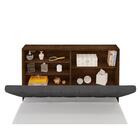 Cabeceira Casal Estofada Malbec Chumbo