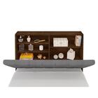 Cabeceira Casal Estofada Malbec Cinza