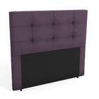 Cabeceira Casal Estofada Mona Ii Berinjela