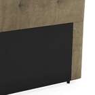 Cabeceira Casal Estofada Mona Ii Caramelo