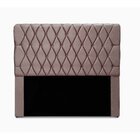 Cabeceira Casal Estofada Nala Luxor Bege