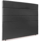 Cabeceira Casal Estofada Para Cama Box Bia 140 Cm Suede Cinza