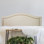 Cabeceira Casal Estofada Para Cama Box Curva Luxo Com Tachas