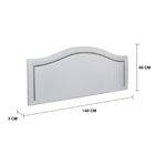 Cabeceira Casal Estofada Para Cama Box Curva Luxo Com Tachas