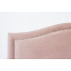 Cabeceira Casal Estofada Para Cama Box Curva Luxo Com Tachas