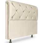 Cabeceira Casal Estofada Para Cama Box Daiana 140 Cm Suede Ma