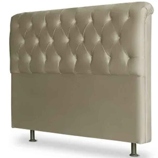 Cabeceira Casal Estofada Para Cama Box Emília 140 Cm Suede Ta