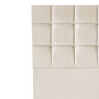 Cabeceira Casal Estofada Para Cama Box Espanha 140 Cm Suede M