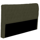 Cabeceira Casal Estofada Para Cama Box Glass Veludo Chocolate