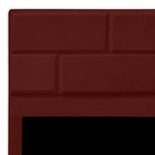 Cabeceira Casal Estofada Para Cama Box Jade Veludo Marsala