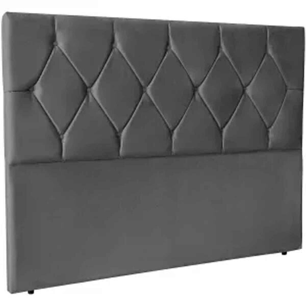 Cabeceira Casal Estofada Para Cama Box Júlia 140 Cm Suede Cin