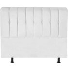 Cabeceira Casal Estofada Para Cama Box Kiara 140 Cm Sintético