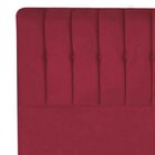 Cabeceira Casal Estofada Para Cama Box Kiara 140 Cm Suede Ver