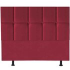 Cabeceira Casal Estofada Para Cama Box Poliana 140 Cm Suede V