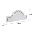 Cabeceira Casal Estofada Para Cama Box Provençal Luxo Com Tac