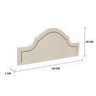 Cabeceira Casal Estofada Para Cama Box Provençal Luxo Com Tac