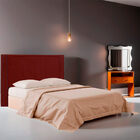 Cabeceira Casal Estofada Para Cama Box Toronto Veludo Marsala