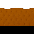 Cabeceira Casal Estofada Para Cama Box Verona Veludo Terracota