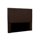 Cabeceira Casal Estofada Suede 140cm Ravena  Café