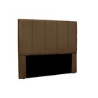 Cabeceira Casal Estofada Suede 160cm Ravena  Caramelo