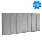 Cabeceira Casal Estofada Uvaia Cabecasa Madeiraoriginals Cinza