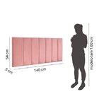 Cabeceira Casal Estofada Uvaia Cabecasa Madeiraoriginals Rosa